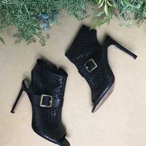 Vince Camuto Bootie Peep Toe Heels
